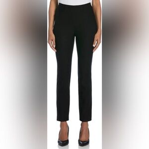 Rafaella Classic Black Pull On Stretch Ankle Pants size 14